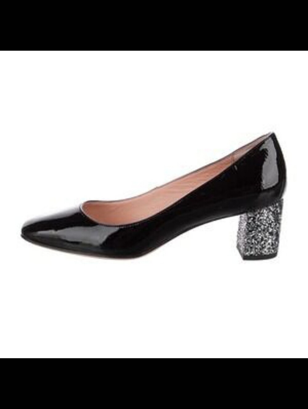 Kate Spade Glitter Heel Pumps